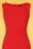 Hearts & Roses - 50s Aretha Wiggle Dress in Lipstick Red 3