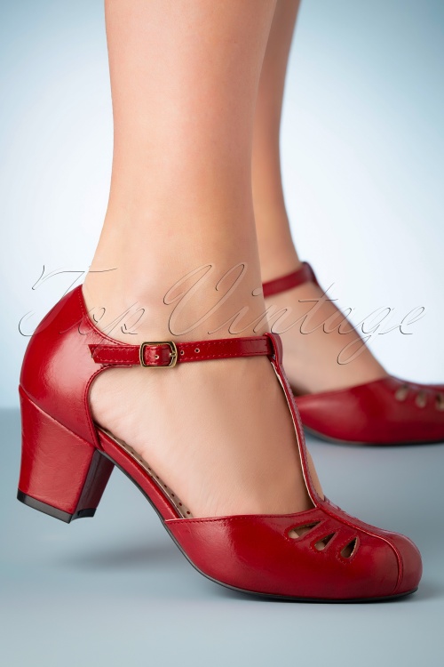Bait Footwear 33759 Red Heels Tstrap Robbie 200220 012 W