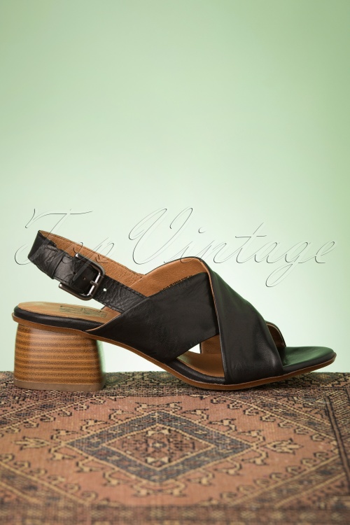 Miz Mooz - Natasha sandalen in zwart 4
