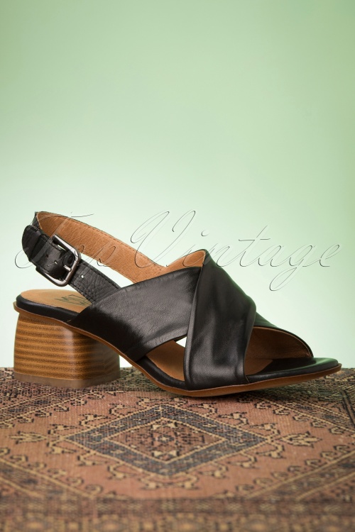 Miz Mooz - Natasha sandalen in zwart 2