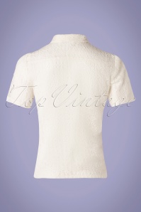 Very Cherry - 40s Montmartre Lace Blouse in Ecru 3