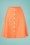 Verry Cherry 31508 Button A Line Skirt Denim Dots Orange20191224 008W