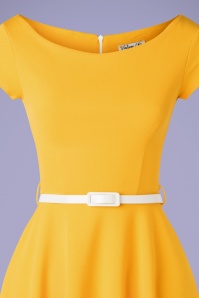 Vintage Chic for Topvintage - 50s Arabella Swing Dress in Honey Yellow 4