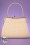 Ruby Shoo - 50s Toulouse Handbag in Cream and Gold