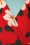 Vixen - Reem wikkeljurk met bloemenprint in rood 4