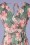 Vintage Chic 33482 Swingdress Green Pink Floral 200226 005 V