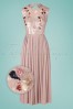 Little Mistress 32247 Maxidress Old Pink Paietten 200226 003Z