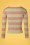 Compania Fantastica - 60s Amiyah Stripes Jumper in Green and Pink 2