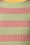 Compania Fantastica - Amiyah Stripes Jumper Années 60 en Vert et Rose 3