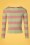 Compania Fantastica - 60s Amiyah Stripes Jumper in Green and Pink