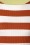 Compania Fantastica - Amiyah Stripes Jumper Années 60 en Rouille et Blanc 3