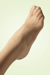 Gipsy - Better Than Bare Luxury Sandal Toe Tights Années 50 en Beige Porcelaine 2