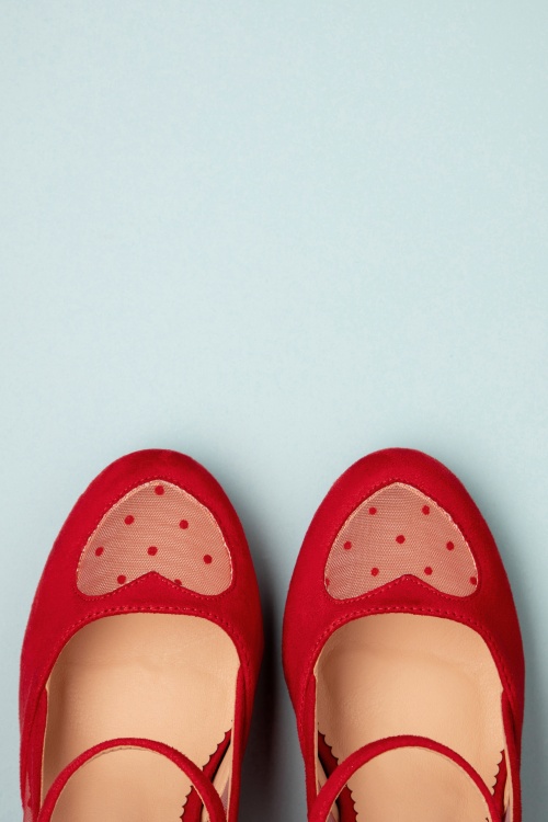 Banned 31396 Pumps Red Elegant 50s 200228 026