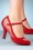 Banned Retro 50s Elegant Spots Pumps in Red