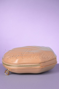 Banned Retro - 50s Dorienne Shell Bag in Salmon Pink 3
