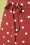 Sugarhill Brighton - Melinda Polka Midi Wrap Skirt Années 60 en Rouge Brique 3