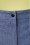 Sugarhill Brighton - 60s Ayra Chambray A-line Skirt Années 60 en Bleu Denim 4
