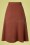 Sugarhill Brighton - 60s Rosanna Midi Skirt in Rust Linen 3