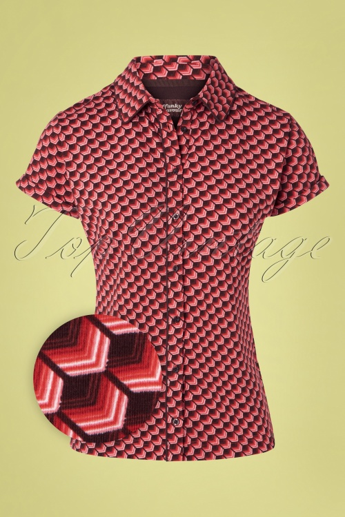 4FunkyFlavours - We Are One blouse in rood