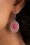 Urban Hippies - 50s Stainless Steel Rose Earrings in Pink