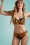 Marlies Dekkers - 50s Hawaii Plunge Balcony Bikini Top in Orange and Black 3