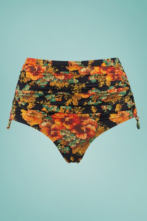 Marlies Dekkers - 50s Hawaii High Waist Briefs in Black and Orange