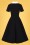Collectif Clothing - Brina Swing Dress Années 50 en Noir 4