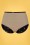 Esther Williams - Miami Vice Bikinihose mit hoher Taille in Schwarz und Gold 4