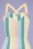 Collectif Clothing - Kiana Teacup Stripes Pencil Dress Années 50 en Multi 3