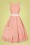 Collectif 32198 Vanessa Stars Swing Dress Pink 20191030 021L Z