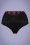 Collectif Clothing - Cherry Bikinihose mit hoher Taille in Schwarz 4