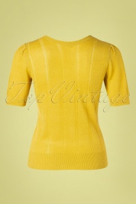 King Louie - 60s Agnes Decor Top in Aurora Yellow 4