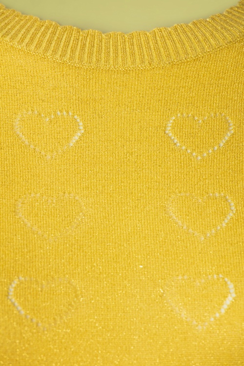 King Louie - 60s Agnes Decor Top in Aurora Yellow 3