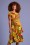 King Louie - 60s Sally Lavish Dress in Spice Yellow