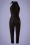 Vixen - 50s Jessica Halter Jumpsuit in Black 4