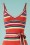 King Louie - 60s Isa Cami Playa Stripe Dress in Apple Pink 3