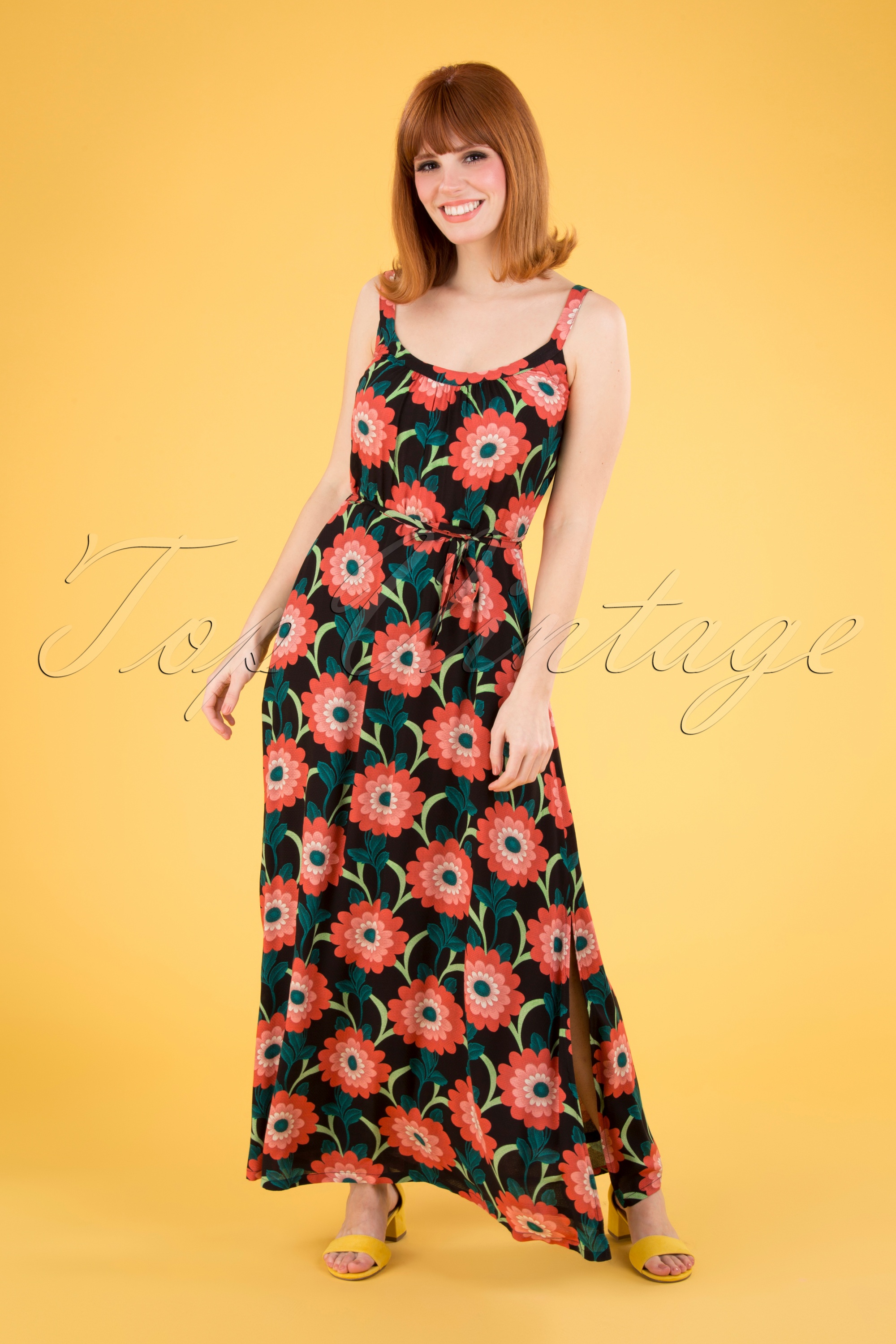 King Louie - Allison Arancino maxi-jurk in zwart