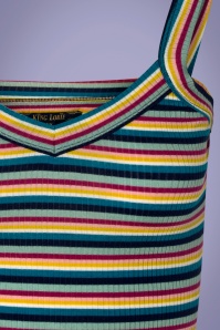 King Louie - 60s Isa Daydream Stripes Camisole Top in Blue 3