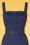 Collectif TV 32719 Olympia Plain Jumpsuit Navy 200304 002V