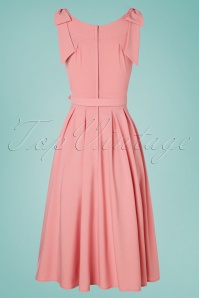 Miss Candyfloss - 50s Gia Nina Dress in Rose Pink 4