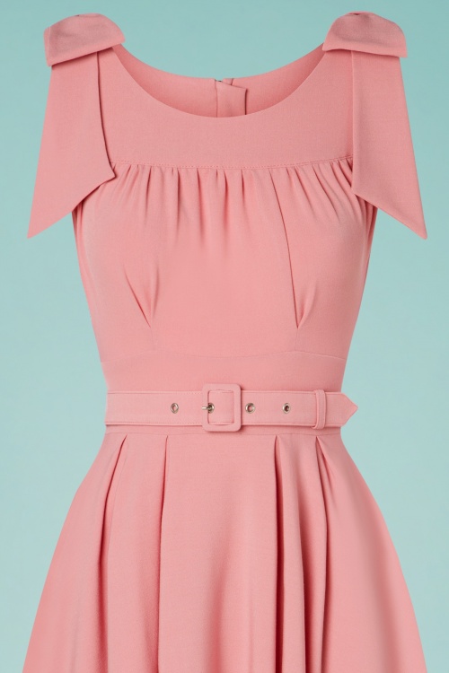Miss Candyfloss - 50s Gia Nina Dress in Rose Pink 2