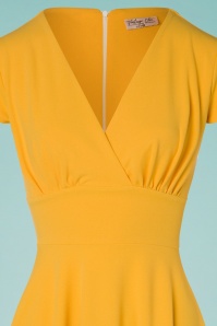 Vintage Chic for Topvintage - 50s Addison Swing Dress in Honey Yellow 2