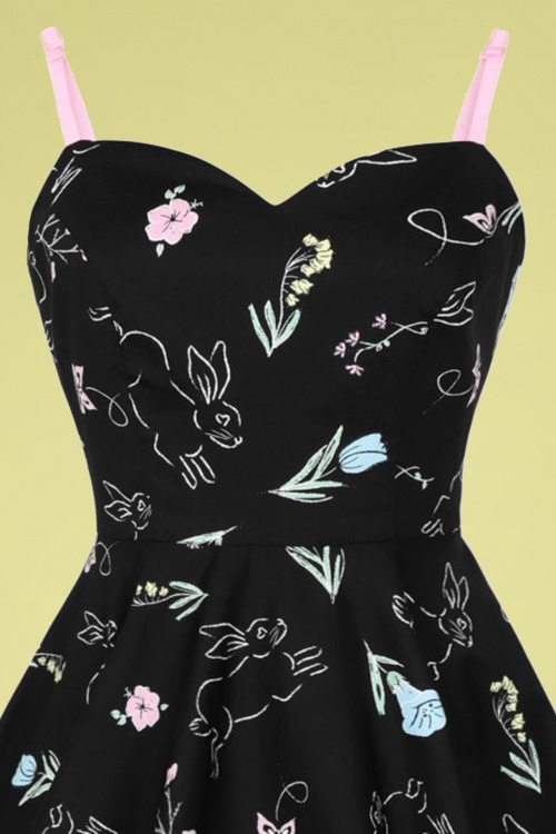 Bunny - Binky swing jurk in zwart 3