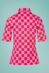 Tante Betsy - Bluse mit Apfelkornknöpfen in Pink 2