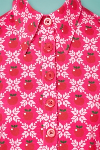 Tante Betsy - Apple grain blouse met knopen in roze 3