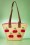 Collectif Clothing - 50s Gigi Cherry Beach Bag in Natural