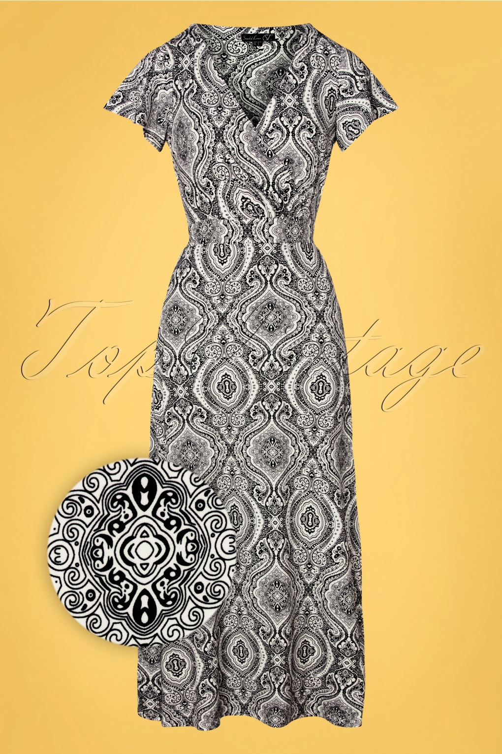 smashed lemon maxi dress