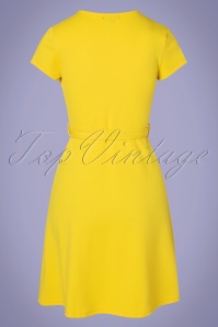 Smashed Lemon - Ciana jurk in geel 4