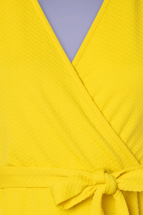 Smashed Lemon - Ciana jurk in geel 3