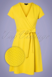 Smashed Lemon - 60s Ciana Dress in Yellow